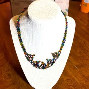 Pretty Colorful Beaded Necklace
